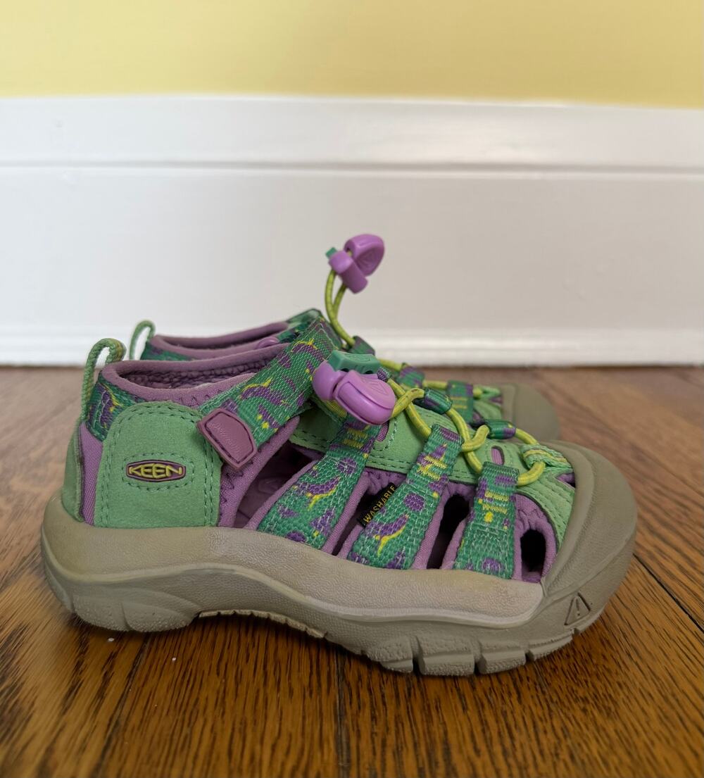 Keen Girls' Green & Purple Hybrid Shoes Size 9 Toddler